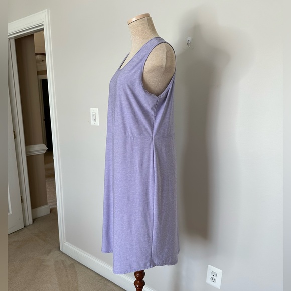 Duluth Trading Armachillo Cooling Sleeveless Dress Lavender Purple Size Large - Picture 4 of 7